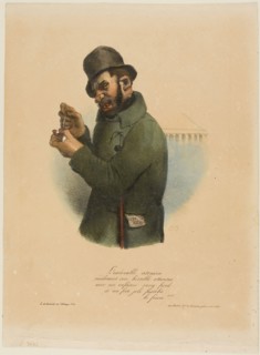 The Execrable Assassin Contemplates his Horrible Assault…, 1832–59, Charles J. Traviès (French,