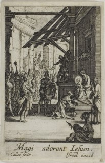 The Adoration of the Magi, from The Life of the Virgin, n.d., Jacques Callot, French, 1592-1635,