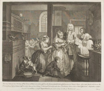Plate Five, from A Rake’s Progress, June 1735, William Hogarth, English, 1697-1764, England,
