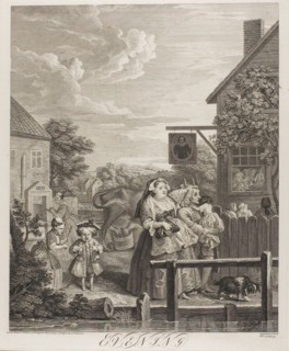 Evening, plate three from The Four Times of the Day, May 1738, Bernard Baron (French, 1696-1762),