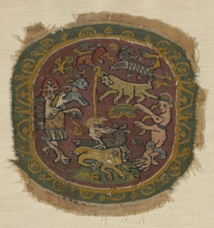 Fragment, Roman period (30 B.C.–641 A.D.)/Arab period (641–969), 6th/8th century, Coptic, Egypt,