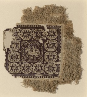 Fragment, Roman period (30 B.C.–641 A.D.), 4th/5th century, Egypt, Akhmin, Egypt, Linen and wool,