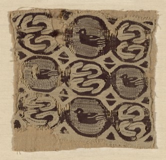 Fragment, Roman period (30 B.C.–641 A.D.), 5th/6th century, Egypt, Bahnasa, Egypt, Linen and wool,