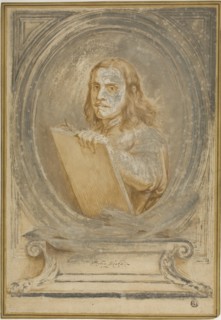 Portrait of Pietro Testa, after c. 1645, After Pietro Testa, Italian, 1611/12-1650, Italy, Brush