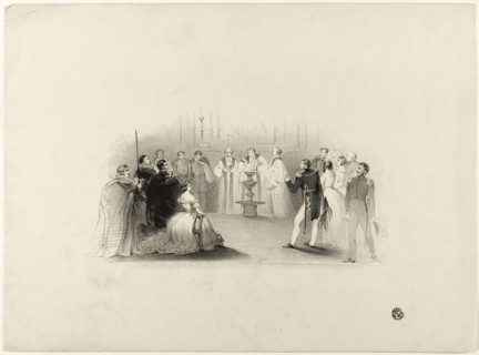 Christening of Edward VII, n.d., John Hayter, English, 1800-c. 1891, England, Lithograph on paper