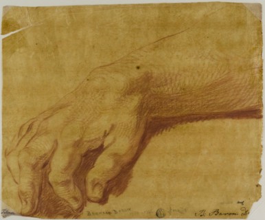 Right Hand of Jupiter, n.d., Bernard Baron (French, 1696-1762), after Tiziano Vecellio, called