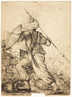 A Turkish Soldier, n.d., Attributed to James Durno (English, c. 1745-1795), or John Hamilton