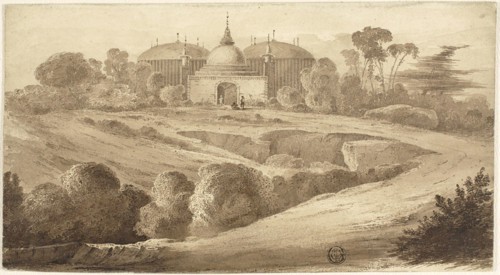 Fantastic Oriental Landscape, n.d., John Martin (English, 1789-1854), or William James Muller