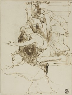 Sketch from the Escurial, n.d., Sir David Wilkie, Scottish, 1785–1841, Scotland, Pen and brown ink,