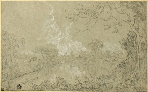 Banks of the River Dee near Eaton Hall, Cheshire, c. 1759, Richard Wilson, English, 1714-1782,