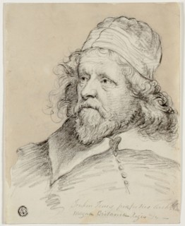 Inigo Jones (recto), Sketch of Female Head (verso), c. 1790 (recto, n.d. (verso), After Anthony van