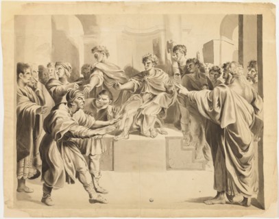 Blinding of Elymas, c. 1807, John Constable (English, 1776-1837), or after Raffaello Sanzio, called