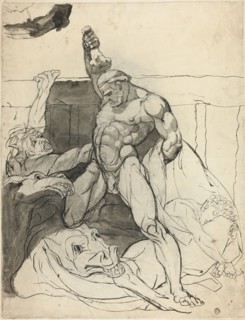 Hercules Killing the Mares of Diomedes, 1800/05, Henry Fuseli, Swiss, active in England, 1741-1825,