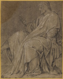 Study for Saint Louis Healing the Sick, c. 1654, Eustache Le Sueur, French, 1617-1655, France,