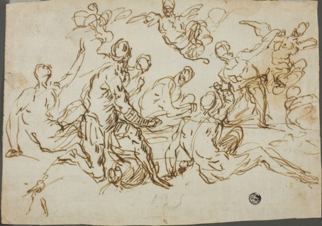 Harpies Attacking Aeneas and His Companions, n.d., Domenico Gargiulo, called Micco Spadaro,
