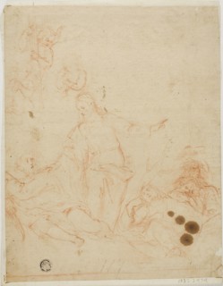 Christ Rebuking a Disciple in the Garden, n.d., Unknown Artist (Italian, 16th-17th century),