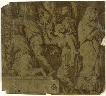 Story of Niobe: Worshippers, Latona, n.d., After Polidoro Caldara, called Polidoro da Caravaggio,
