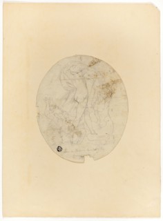 Three Nude Figures, n.d., Possibly by John Brown (Scottish, 1752-1787), after Correggio (Italian,