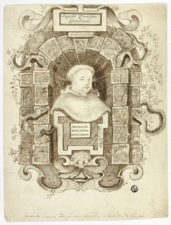 Bust Portrait of Carmelite Monk in Niche, n.d., Johannes Lanoy, Flemish, 18th century, Flanders,