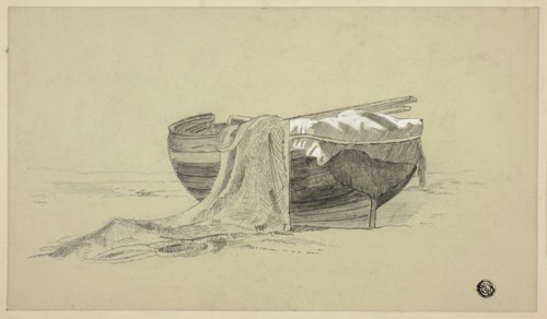 Fishing Boat on Shore, c. 1878, J. K. Rutter, British, active late 19th century, United Kingdom,
