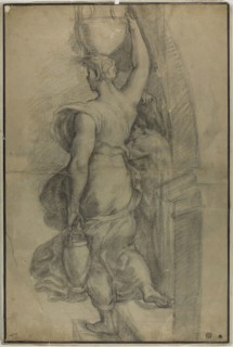 Woman Carrying Water Jar, 17th century, After Raffaello Sanzio, called Raphael, Italian, 1483-1520,