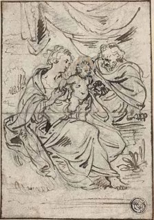 Holy Family, n.d., Attributed to Johann Boeckhorst (Flemish, 1605-1668), or Abraham Jansz. van