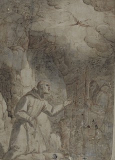 Stigmatization of Saint Francis of Assisi, n.d., probably Italian, Late 16th Century, Italy, Red