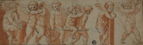 Frieze with Eight Putti, n.d., After Polidoro Caldara, called Polidoro da Caravaggio, Italian, c.