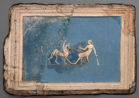 Relief Fragments Depicting a Seated Woman and a Griffin, Early 1st century AD, Roman, Italy,