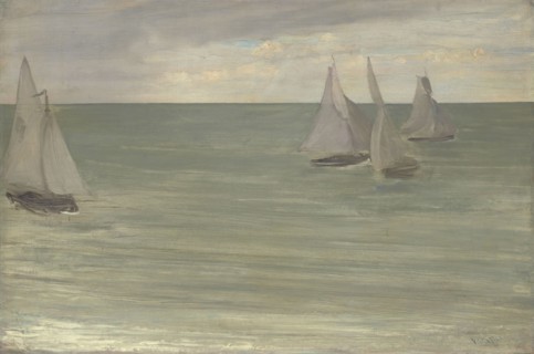 Trouville (Grey and Green, the Silver Sea), 1865, James McNeill Whistler, American, 1834–1903,