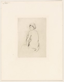 Nude Seen from Behind, 1889, Berthe Morisot (French, 1841-1895), printed by Ernest Rouart (French,