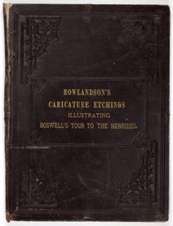 Boswell’s Tour of the Hebrides: Folio Cover, 1786, Thomas Rowlandson, English, 1756-1827, England,