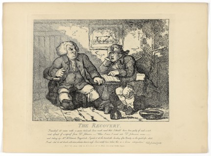 The Recovery, from Boswell’s Tour of the Hebrides, 1786, Thomas Rowlandson, English, 1756-1827,