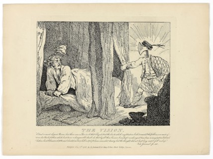 The Vision, from Boswell’s Tour of the Hebrides, 1786, Thomas Rowlandson, English, 1756-1827,