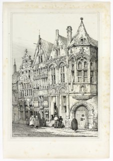 Kraenstrate Maline, 1833, Samuel Prout (English, 1783-1852), probably printed by Charles Joseph