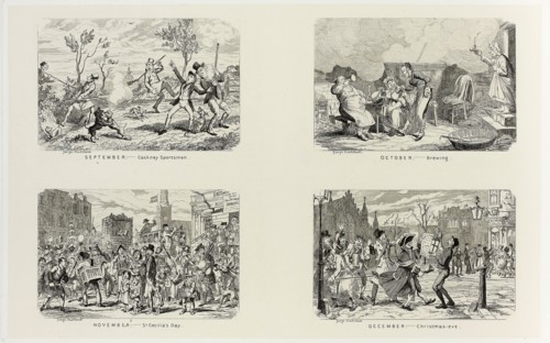 September – Cockney Sportsmen from George Cruikshank’s Steel Etchings to The Comic Almanacks:
