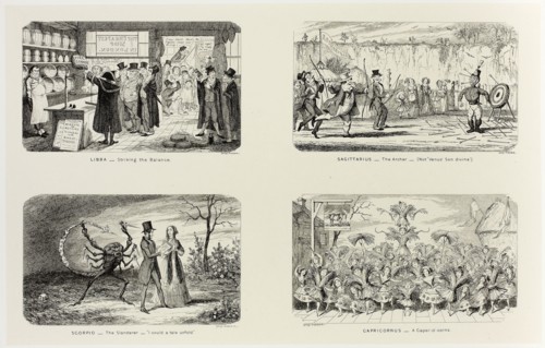 Libra, Striking the Balance from George Cruikshank’s Steel Etchings to The Comic Almanacks: