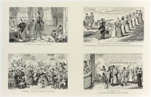 My Wife is a Woman of Mind from George Cruikshank’s Steel Etchings to The Comic Almanacks: