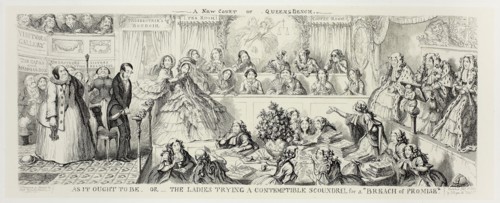 As It Ought to Be or The Ladies Trying a Contemptible Scoundrel for a Breach of Promise from George