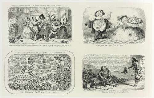 Scarcity of Domestic Services, or Every Family Their Own Cooks!!! from George Cruikshank’s Steel