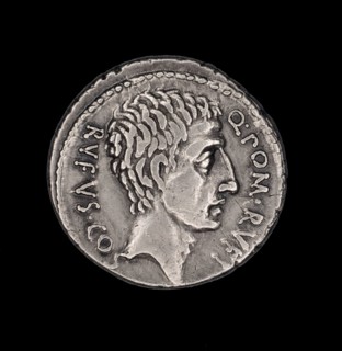 Coin Portraying Q. Pompeius Rufus, 54 BC, Roman, Roman Empire, Silver, Diam. 1.8 cm, 3.19 g