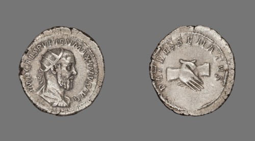 Antoninianus (Coin) Portraying Emperor Pupienus, AD 238 (April/June), issued by Balbinus and