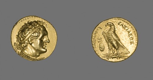 Pentadrachm (Coin) Portraying King Ptolemy I Soter, 285/247 BC, issued by King Ptolemy II