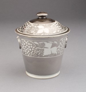 Jar, 1810/20, England, Staffordshire, Staffordshire, Lead-glazed earthenware with lustre