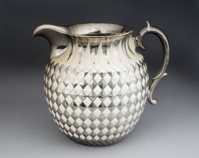 Pitcher, 1810/20, England, Staffordshire, Staffordshire, Lead-glazed earthenware with lustre