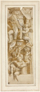 Five Putti with Books, c. 1543, After Bernardino Gatti, called Il Sojaro, Italian, c. 1495-1575,
