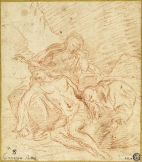 Study, 1710/20, Attributed to Giuseppe Bartolomeo Chiari (Italian, 1654-1727), possibly Pietro