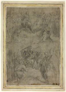 Trinity with the Virgin, and Ten Saints, c. 1565, Tommaso Manzuoli, called Maso da San Friano,