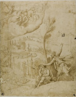 Study for the Omen of the Future Greatness of Augustus: Left Portion, n.d., after Giulio Pippi,