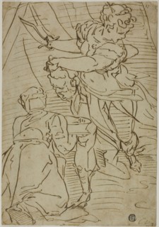 Judith with the Head of Holofernes, 1550/60, School of Luca Cambiaso, Italian, 1527-1585, Italy,